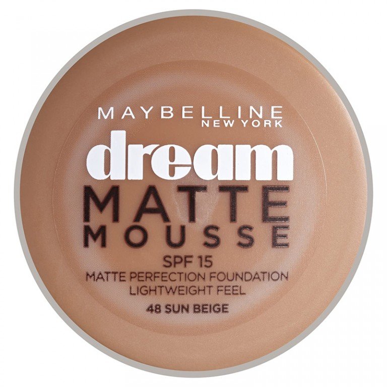 Maybelline Dream Matte Mousse Foundation 48 Sun Beige X 3