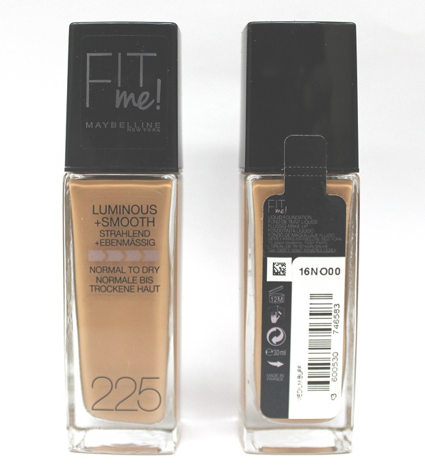 Maybelline Fit Me Foundation 30ml 225 Medium Beige X 3