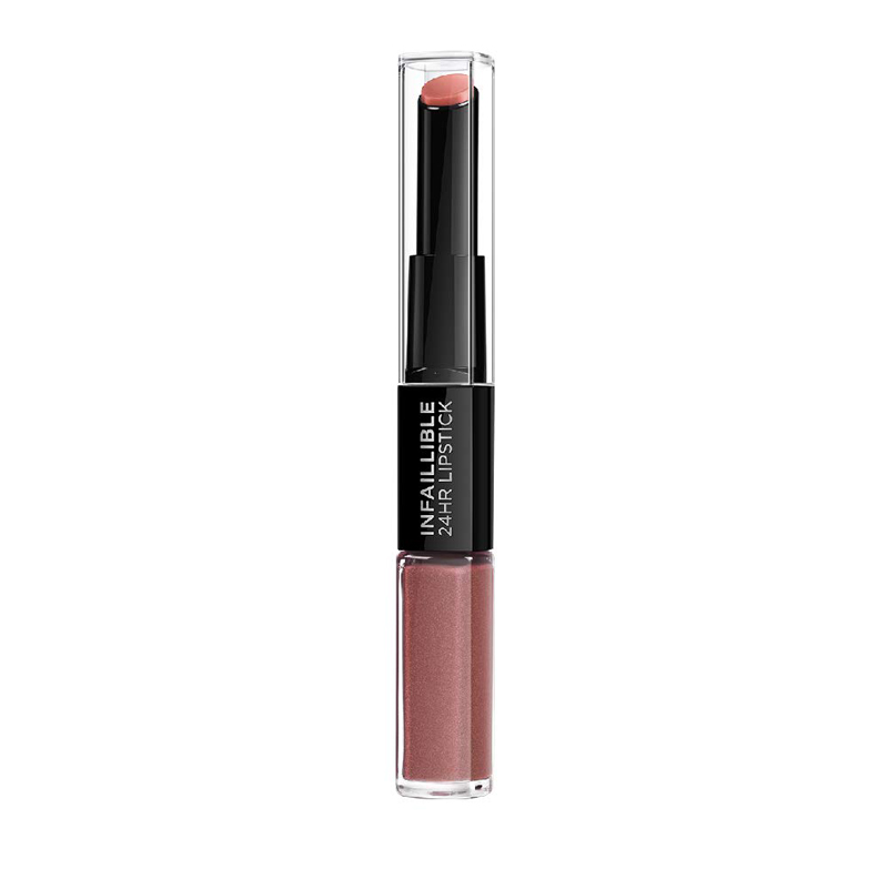 Loreal Infallible 24HR 2 Step Lipstick 312 Incessant Russet X 3