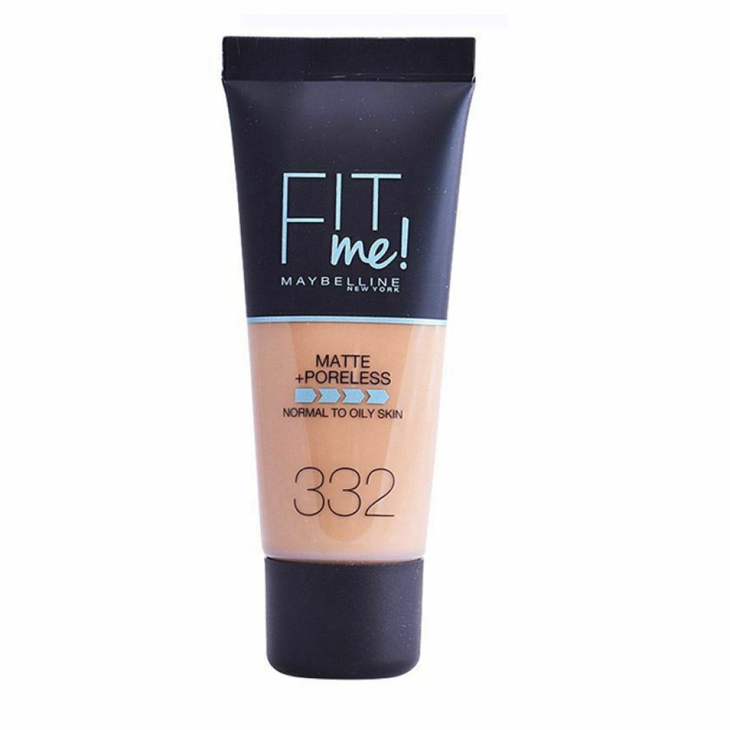 Maybelline Fit Me Matte & Poreless Foundation 332 Golden Caramel X 3